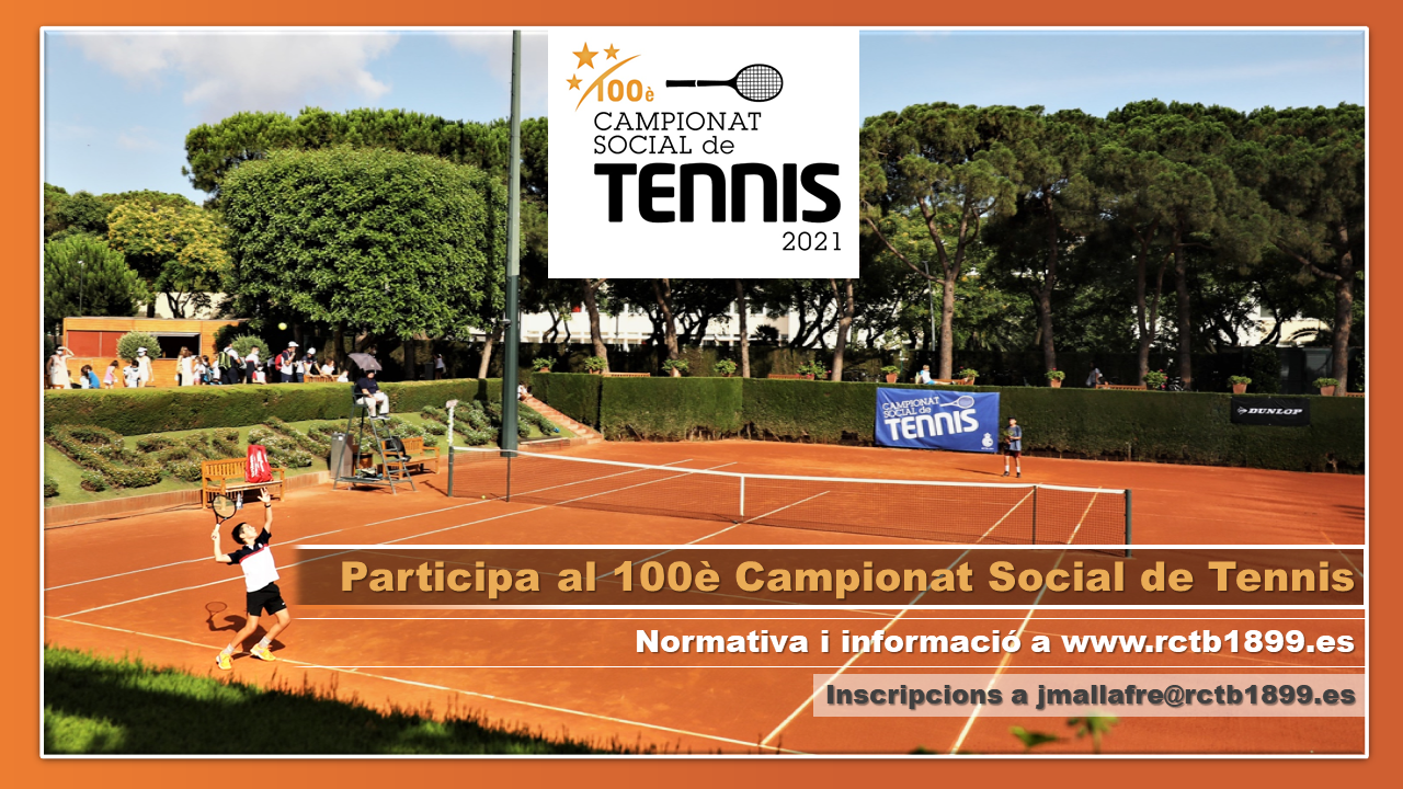 Imatge del 100è Campionat Social de Tennis 2021
