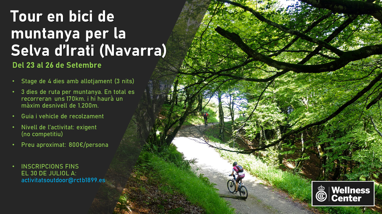 Tour en bici de muntanya per la Selva d’Irati (Navarra)