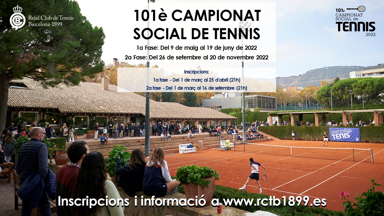 101è Campionat Social de Tennis 2022