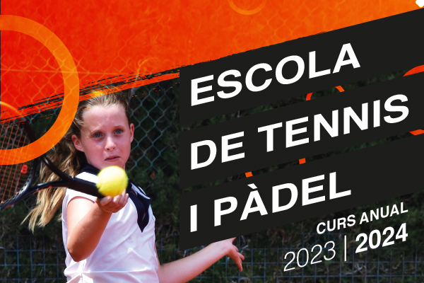 Inscripciones Escuela de Tenis y Pádel curso 2023/24