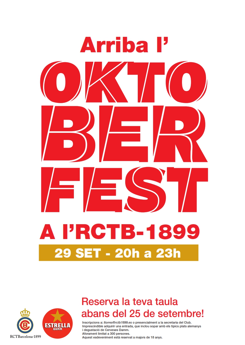 Oktoberfest (29 de setembre)