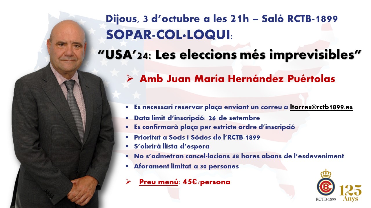 Sopar-Col·loqui. Les eleccions americanes
