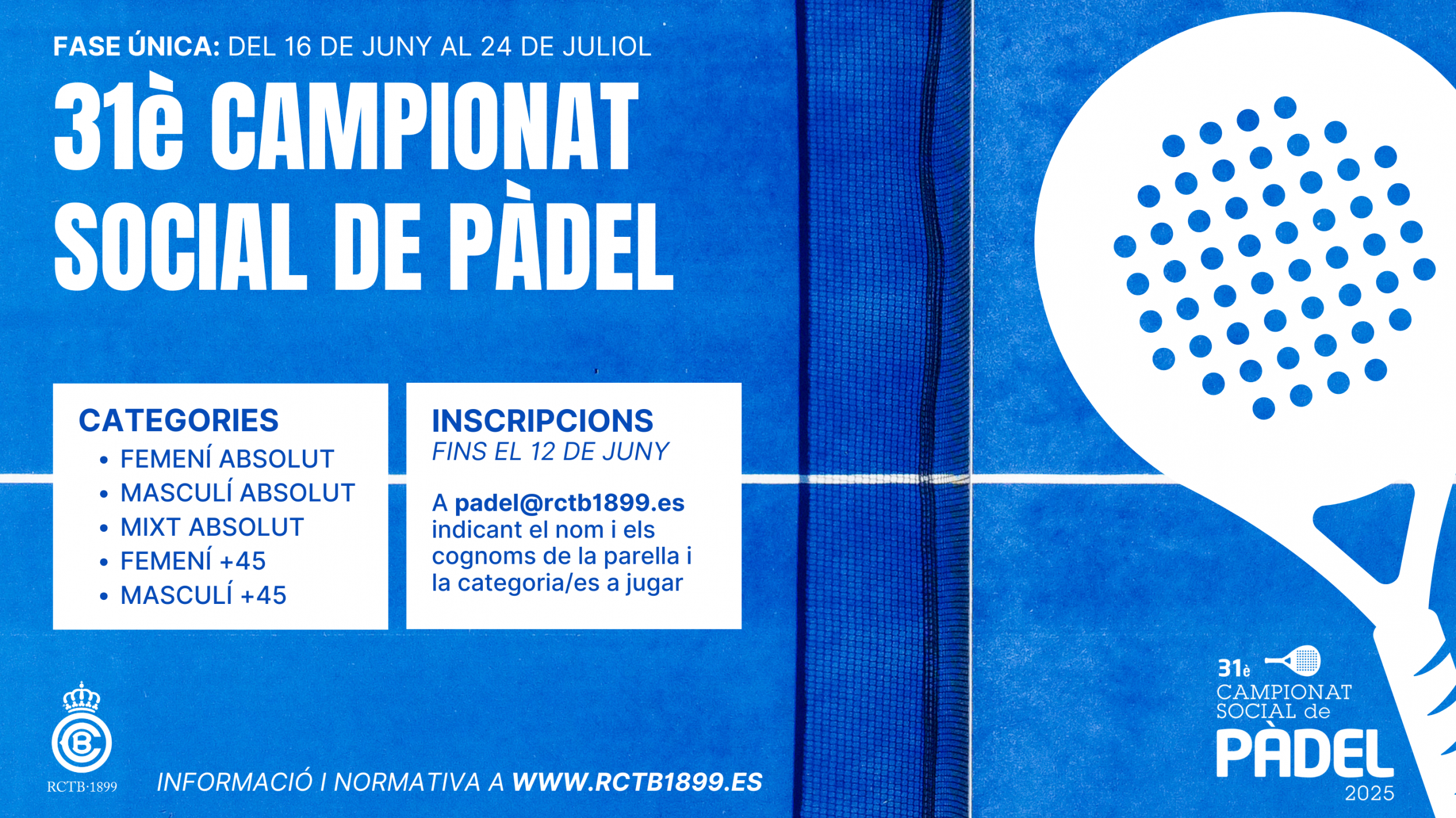 Campionat Social de Pàdel 2025