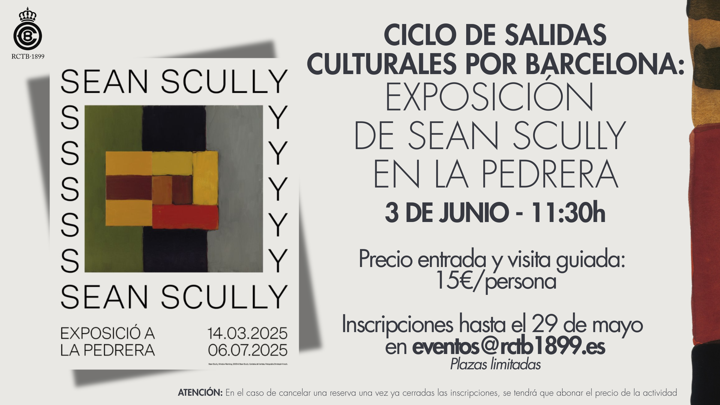Exposición de Sean Scully en La Pedrera