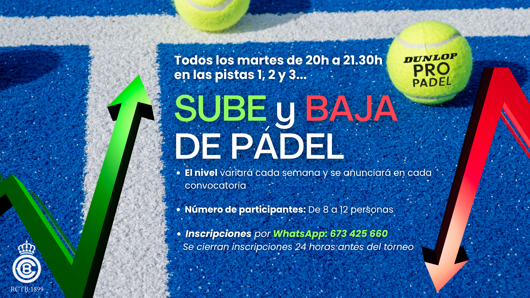 Sube y baja de pádel