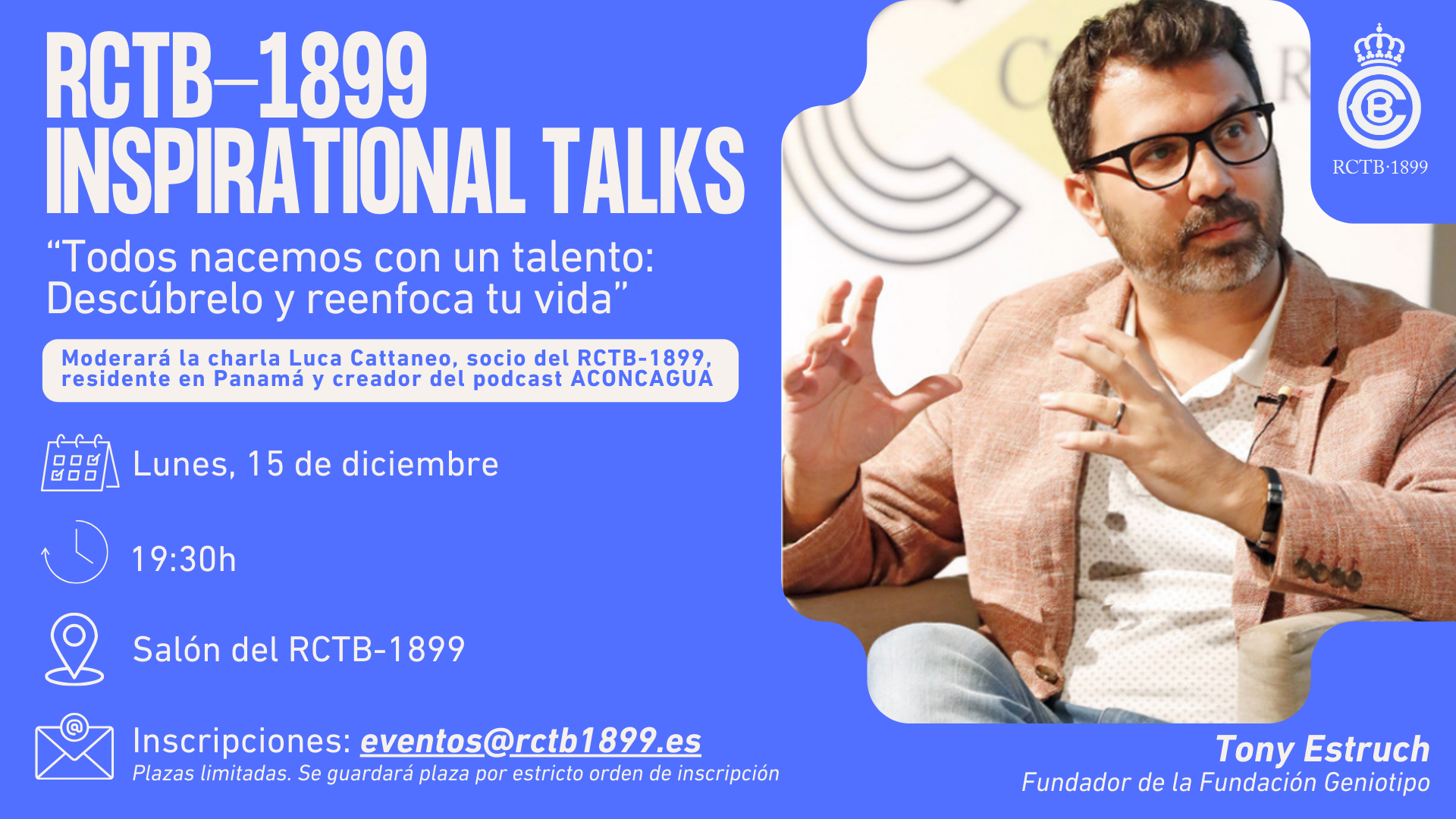 Inspirational Talks con Tony Estruch