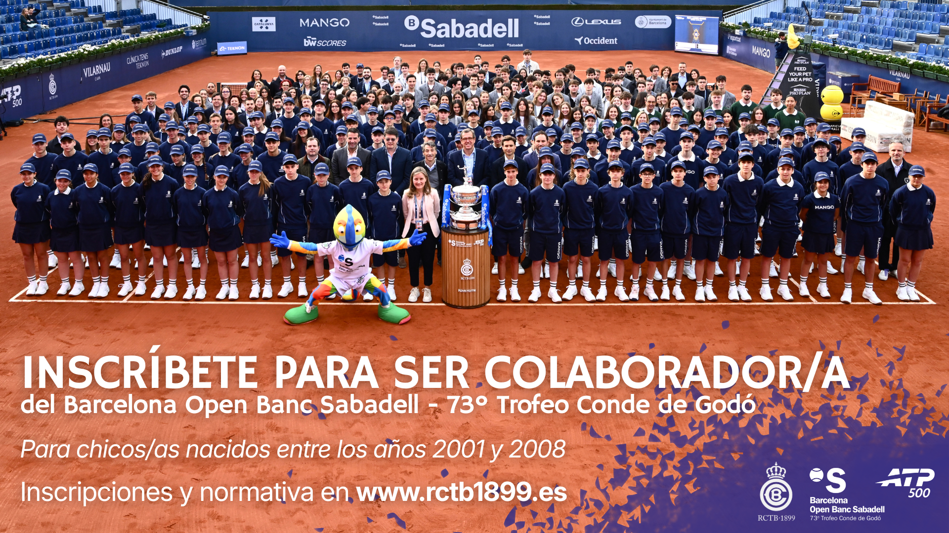 Colaboradores/as Barcelona Open Banc Sabadell 2026 - 73º Trofeo Conde de Godó