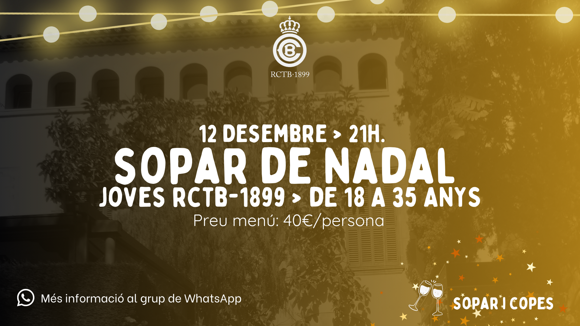 Sopar de Nadal de joves de l'RCTB-1899