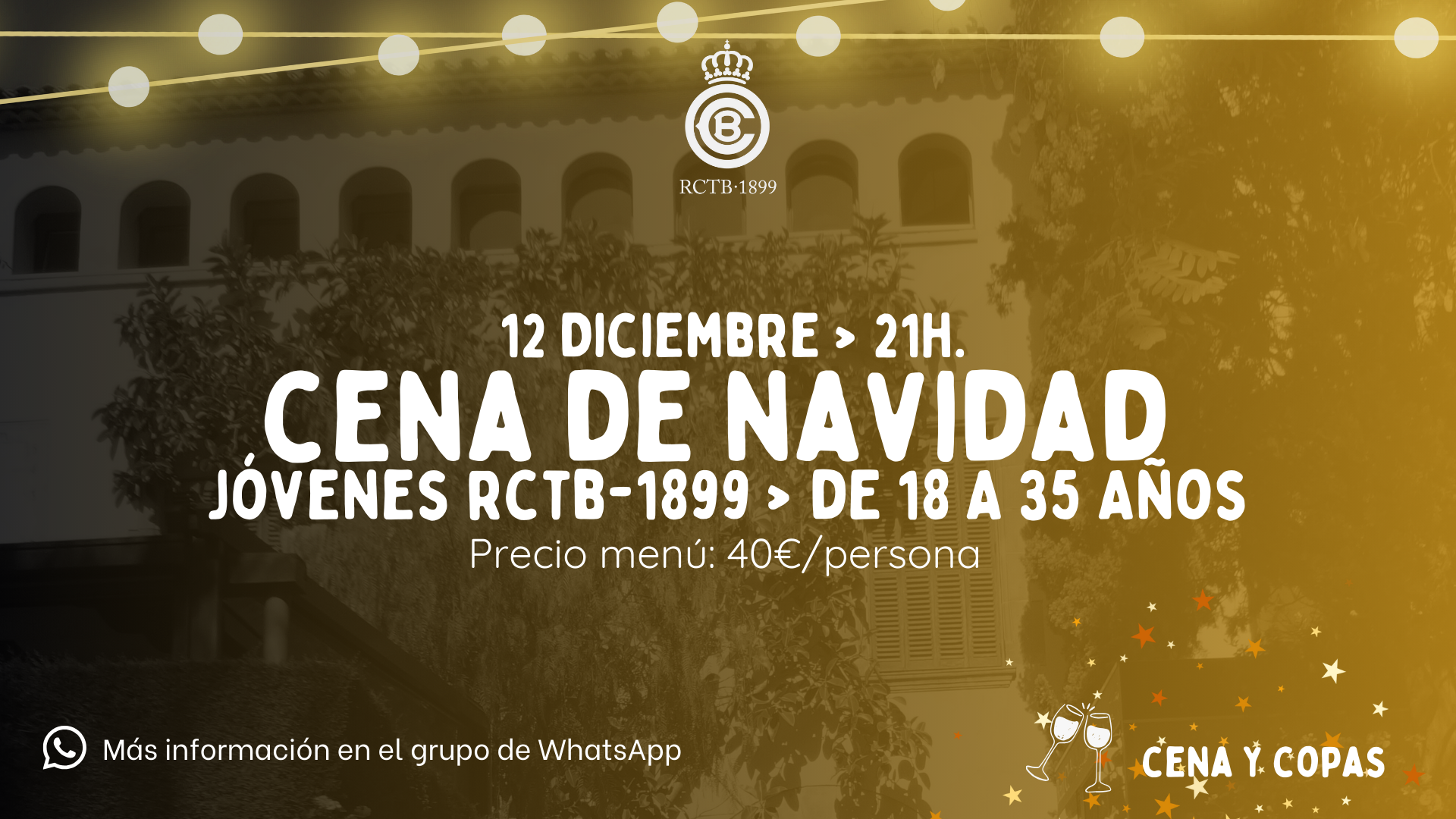 Cena de Navidad de jóvenes del RCTB-1899