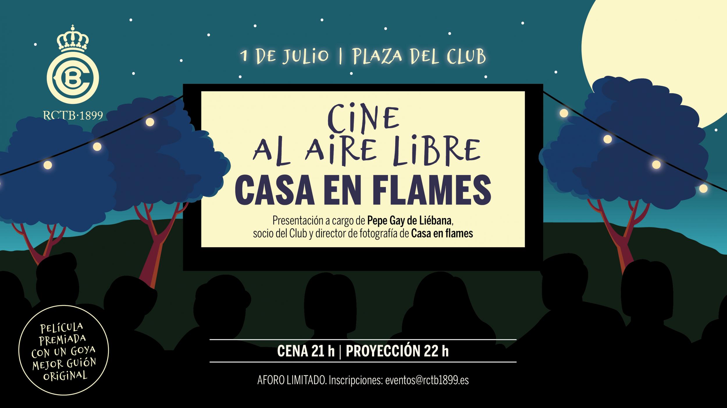 Cinema al aire libre: Casa en flames
