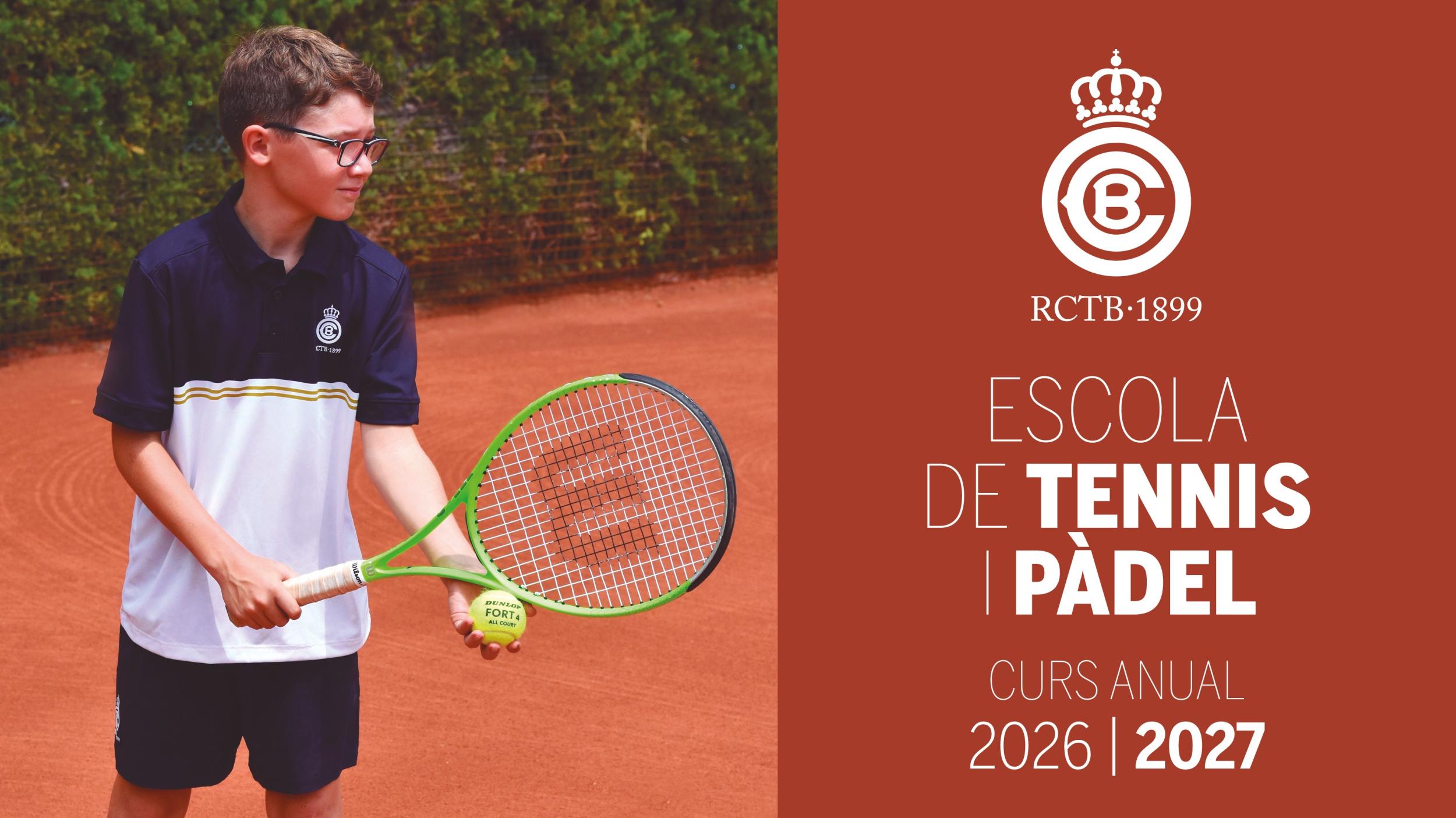 Inscripció Escola de Tennis i Pàdel | Curs 2026/2027