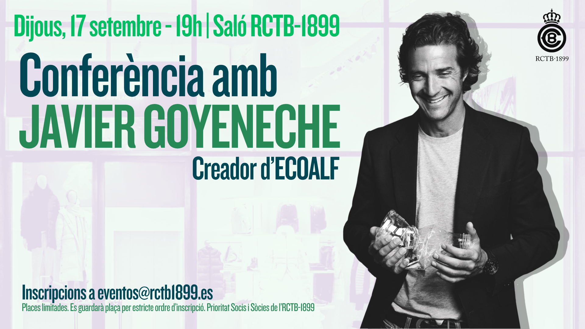 Conferència amb Javier Goyeneche, creador d'ECOALF