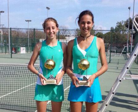 Subcampeonato de Cataluña Cadete en dobles para Guio Subcampeonato de Cataluña Cadete en dobles para Guio