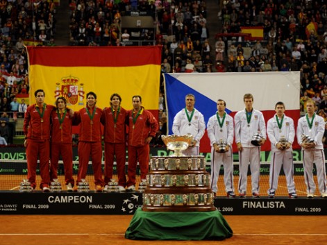 ESPANYA suma la seva quarta COPA DAVIS per la porta gran ESPANYA suma la seva quarta COPA DAVIS per la porta gran