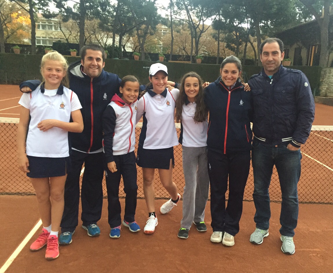 Las alevines, Campeonas de Cataluña 