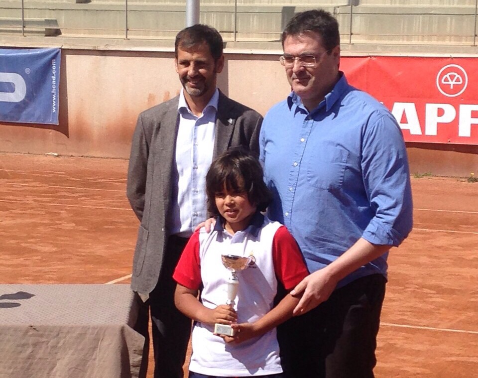Luis García, subcampeón de Cataluña benjamín Luis García, subcampeón de Cataluña benjamín
