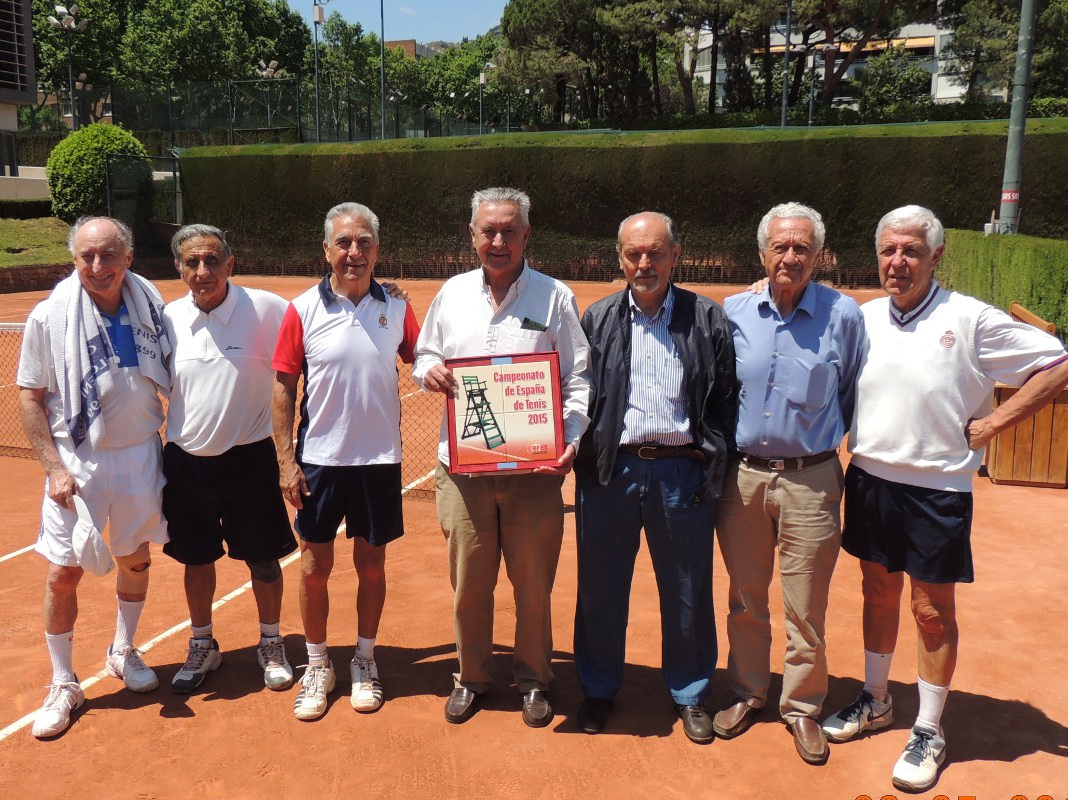 El equipo Senior +65, Campeón de España El equipo Senior +65, Campeón de España