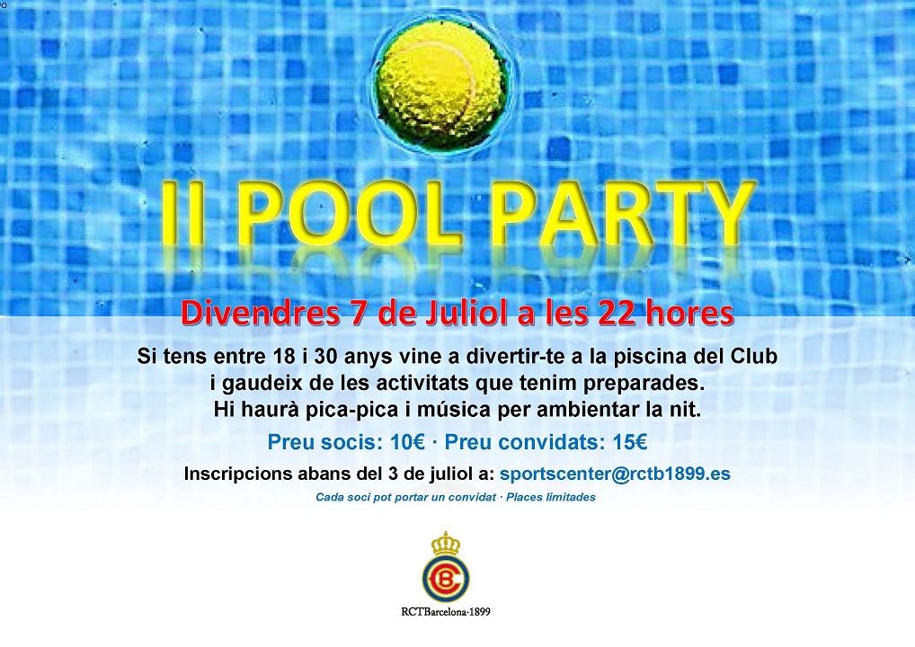 Es hora de refrescarse y divertirse con la II Pool Party Es hora de refrescarse y divertirse con la II Pool Party
