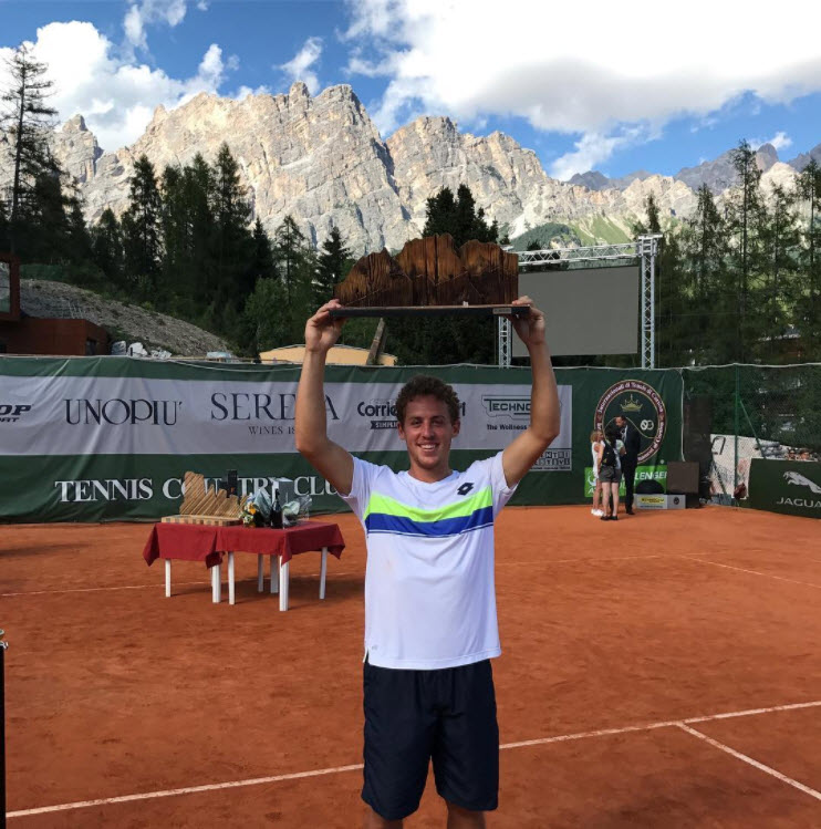 Roberto Carballés, campeón del ATP Challenger de Cortina D’Ampezzo Roberto Carballés, campeón del ATP Challenger de Cortina D’Ampezzo