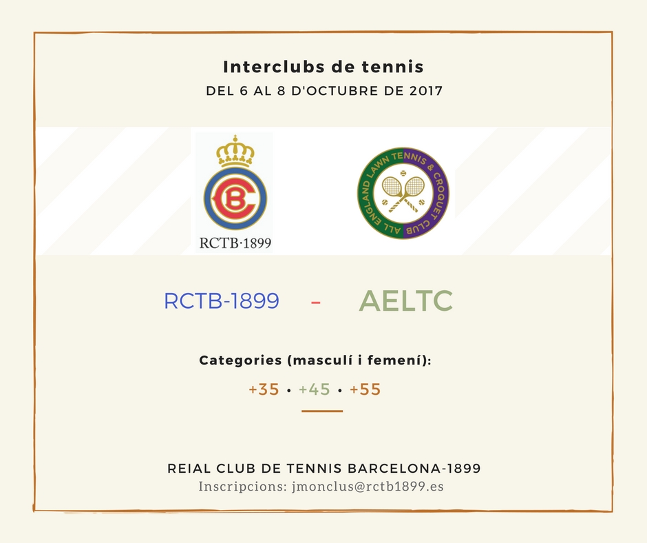 Competición Interclubs con The All England Lawn Tennis Club Competición Interclubs con The All England Lawn Tennis Club