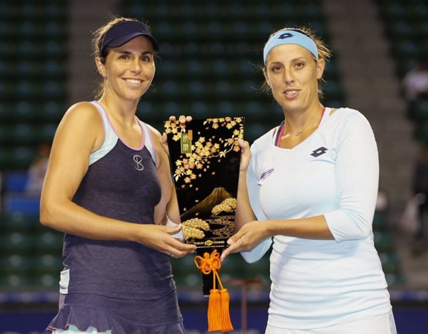 María José Martínez conquista el título de dobles en el WTA Premier de Tokio María José Martínez conquista el título de dobles en el WTA Premier de Tokio
