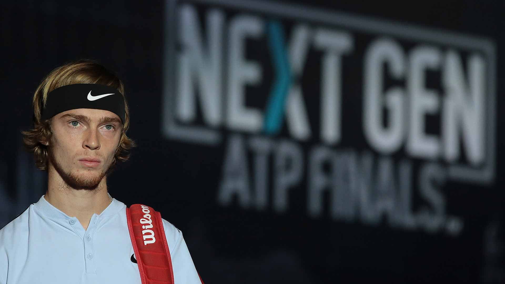 Andrey Rublev cierra un año increíble con final en las Next Gen ATP Finals Andrey Rublev cierra un año increíble con final en las Next Gen ATP Finals