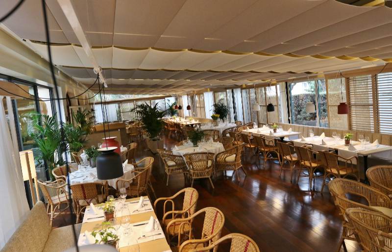 Nuevo aspecto de la terraza del restaurante