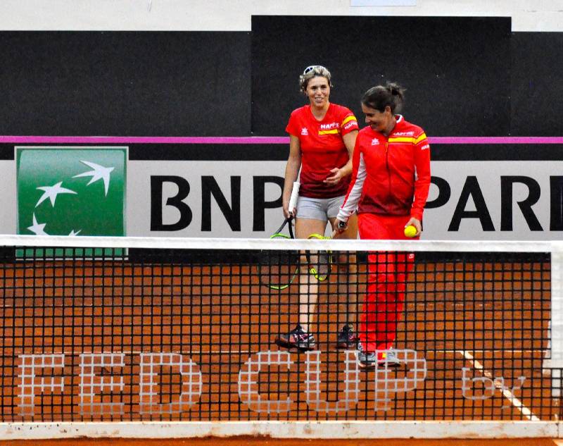 Sorteados los enfrentamientos de la eliminatoria de Fed Cup entre España e Italia Sorteados los enfrentamientos de la eliminatoria de Fed Cup entre España e Italia