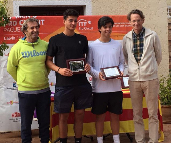 Pedro Vives, finalista en dobles del ITF Futures de Paguera (Mallorca) Pedro Vives, finalista en dobles del ITF Futures de Paguera (Mallorca)
