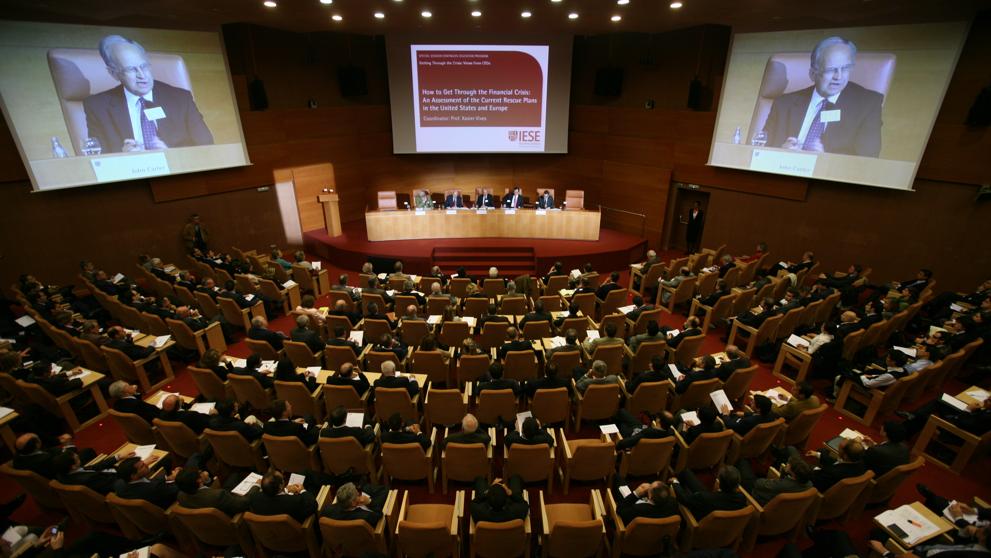 La conferencia del IESE, el acto académico del Barcelona Open Banc Sabadell La conferencia del IESE, el acto académico del Barcelona Open Banc Sabadell