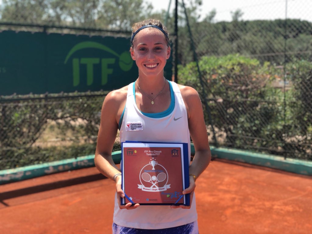 Guio Maristany, campeona del ITF 15.000$ Hammamet Guio Maristany, campeona del ITF 15.000$ Hammamet