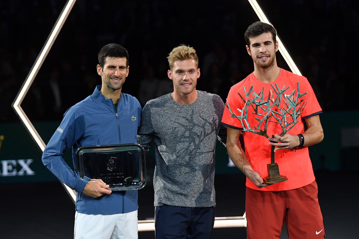 Karen Khachanov, campeón del París Rolex Masters Karen Khachanov, campeón del París Rolex Masters