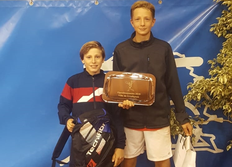 Roger Pascual, finalista del Internacional Sub-12 de Grandignan Roger Pascual, finalista del Internacional Sub-12 de Grandignan