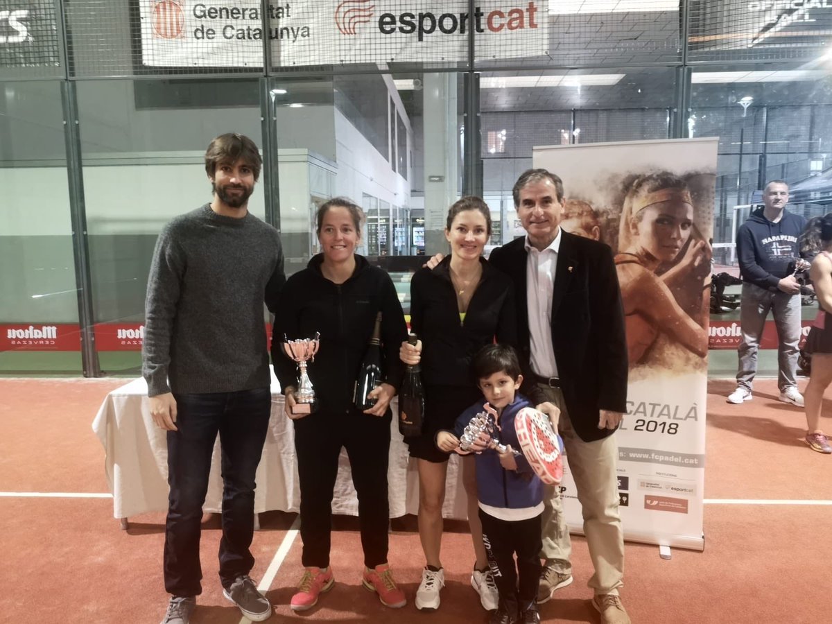Lourdes Domínguez i Silvia Navarro guanyen el Campionat de Catalunya Sènior +35 de pàdel