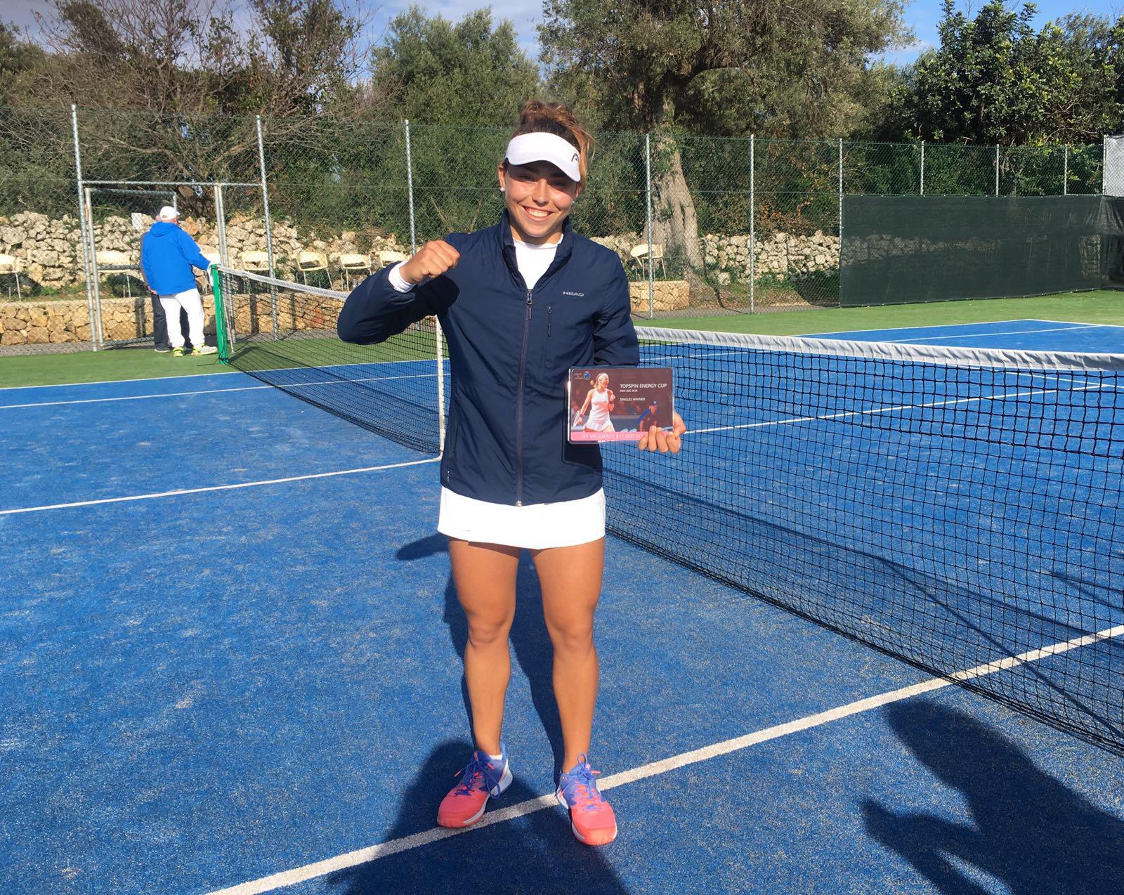 Júlia Payola, campeona del ITF 15.000$ de Solarino (Italia)