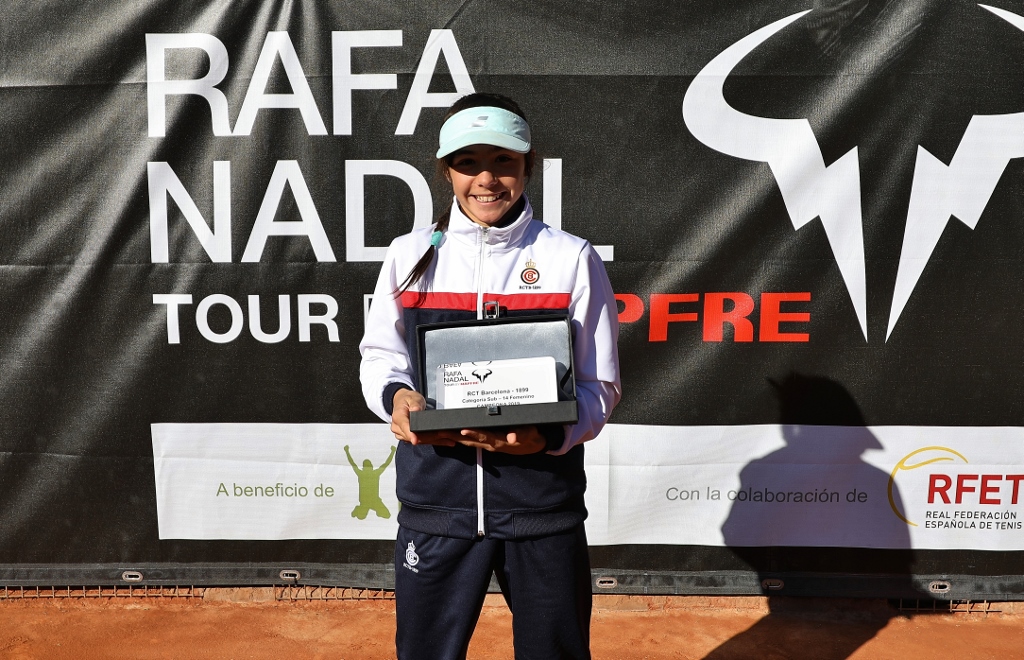 Finalizado el Rafa Nadal Tour by MAPFRE disputado en el RCTB-1899 con victoria de Naroa Aranzábal en Sub-14