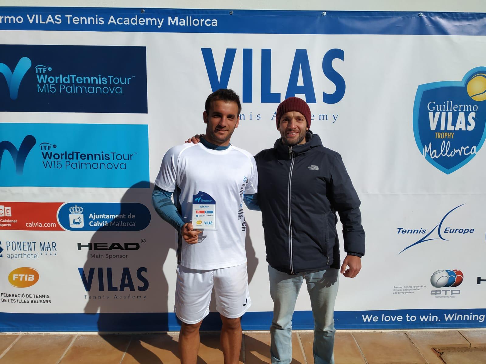 Oriol Roca, campeón del ITF Wolrd Tennis Tour de Palmanova