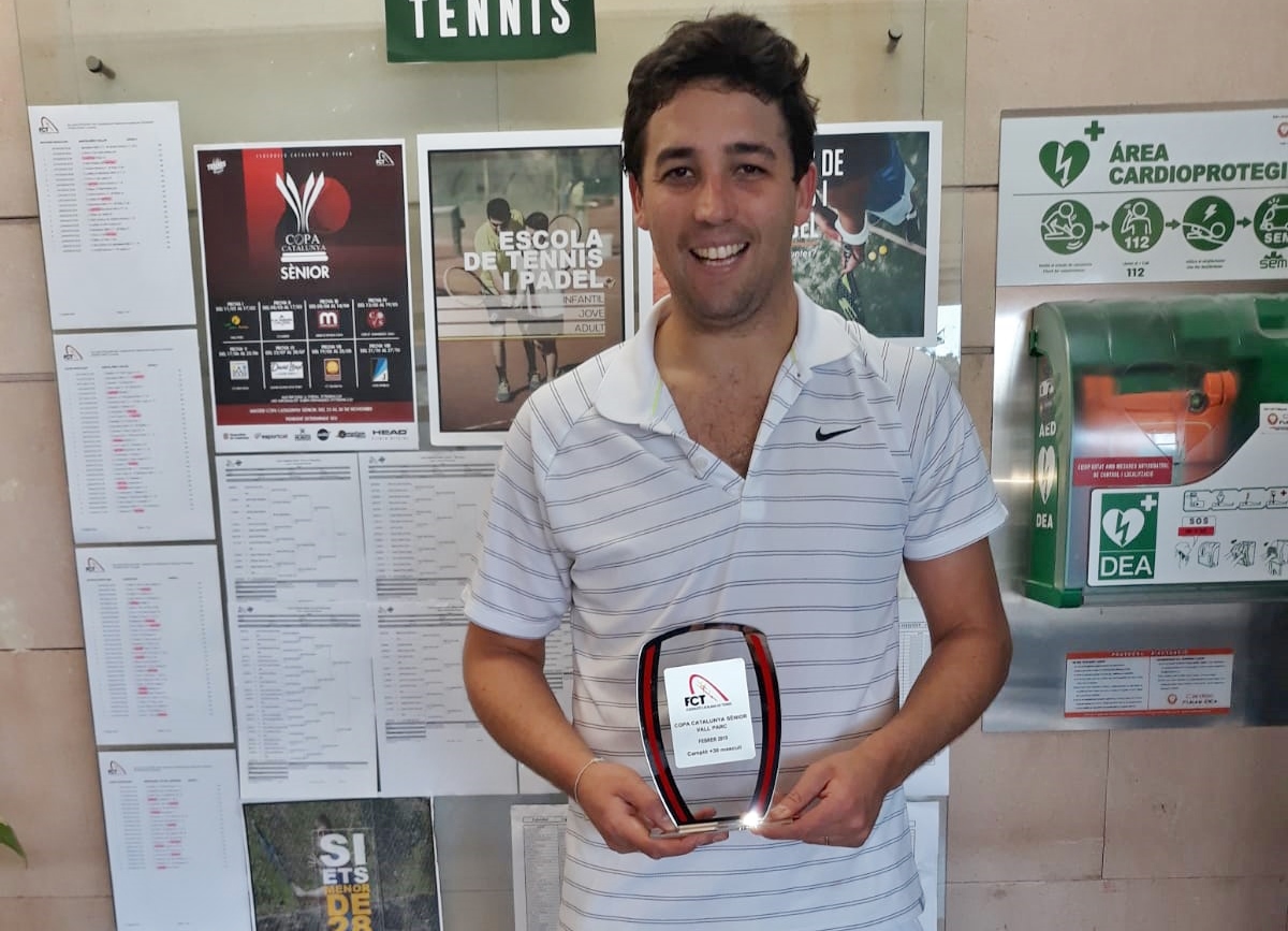 Alfonso Fernández, ganador de la primera prueba de la Copa Catalunya +30