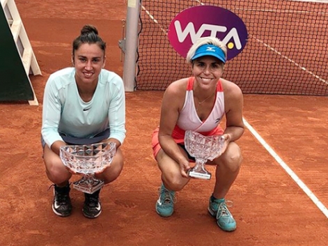 Mª José Martínez, campeona en dobles del WTA de Rabat Mª José Martínez, campeona en dobles del WTA de Rabat