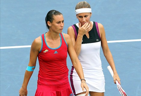 Flavia Pennetta, subcampeona de dobles en Pekín Flavia Pennetta, subcampeona de dobles en Pekín