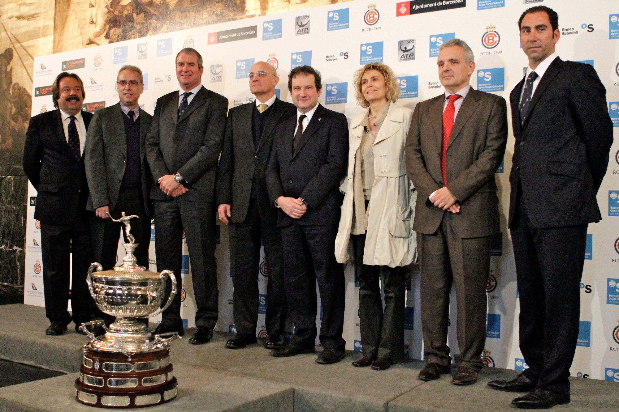 Presentación del Barcelona Open Banco Sabadell en el Saló de Cent Presentación del Barcelona Open Banco Sabadell en el Saló de Cent