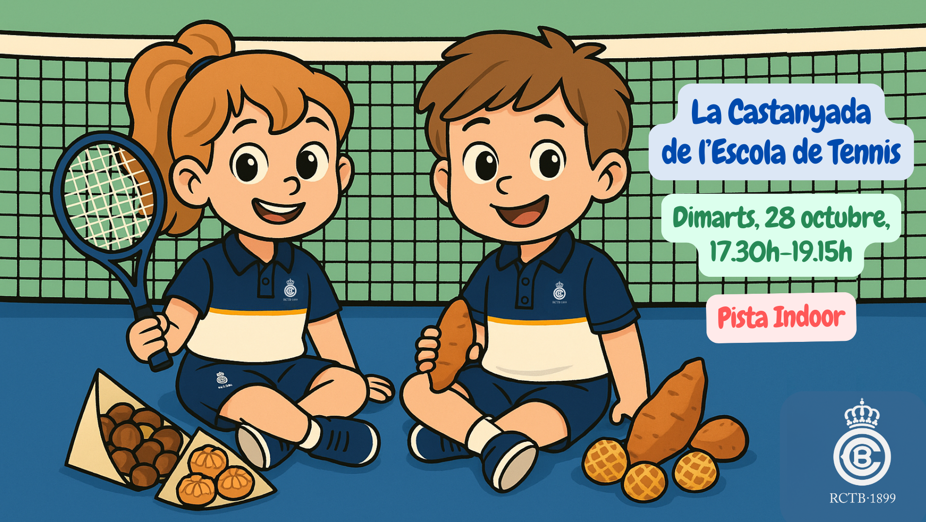 L'Escola de Tennis celebrarà un any més la Castanyada