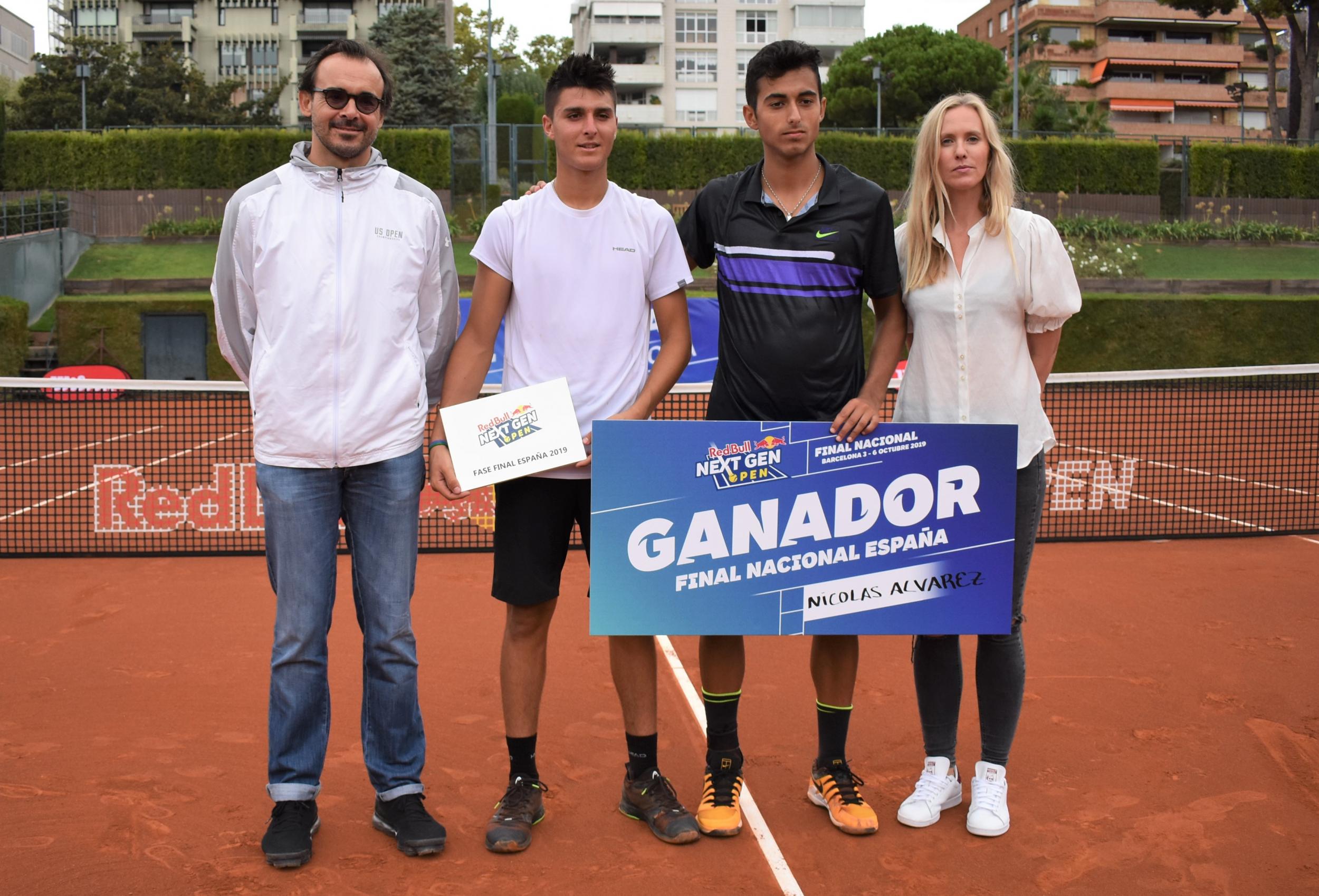 Sergi Ferrer-Salat, Pablo Llamas, Nico Álvarez y Andrea Hermansen