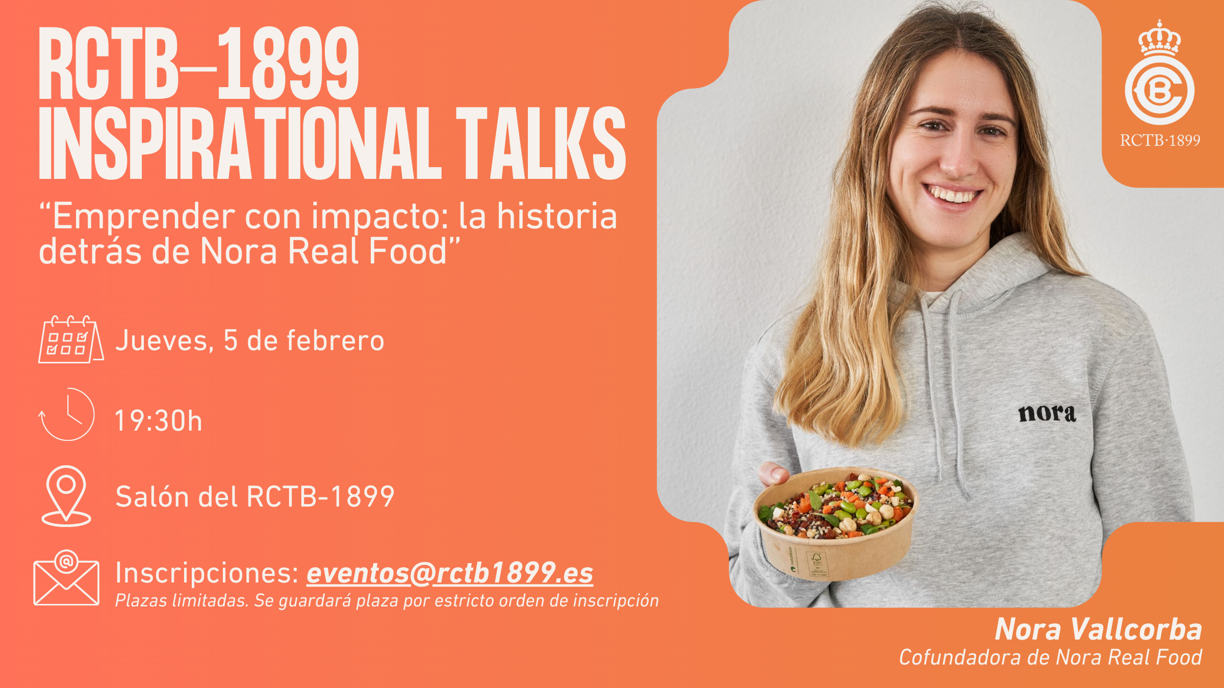 Inspirational Talks: "Emprender con impacto: la historia detrás de Nora Real Food"
