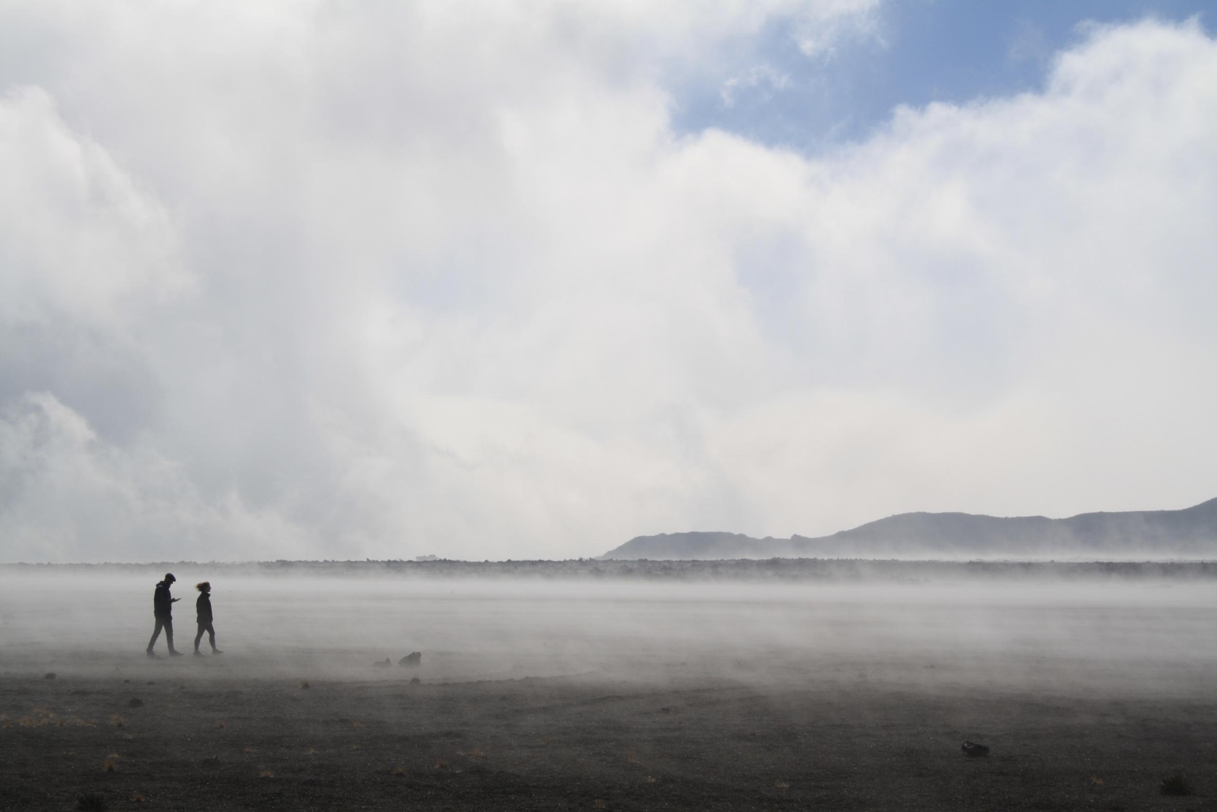 "Paseo por el volcán", títol de la fotografia guanyadora