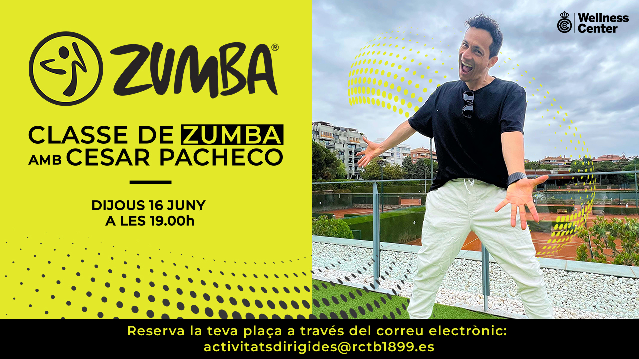 MasterClass de Zumba con César Pacheco | Reial Club de Tennis Barcelona