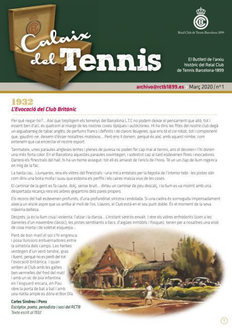 Calaix del Tennis n°1