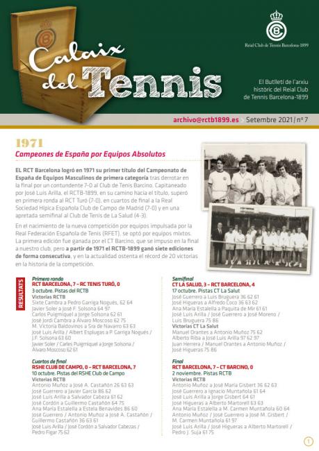 Calaix del Tennis nº7