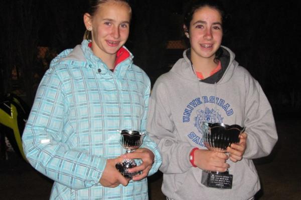 Campeonas de Cataluña Infantil en modalidad Dobles