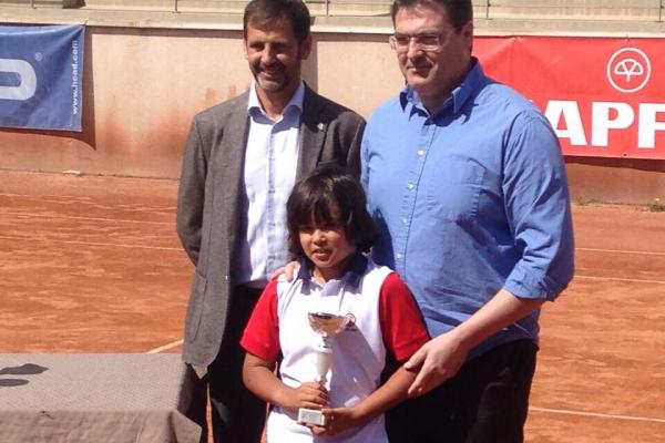 Luis García, subcampeón de Cataluña benjamín